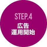 STEP04：広告運用開始